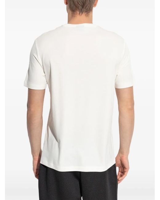 Camiseta Con Parche Del Logo EA7 de hombre de color White