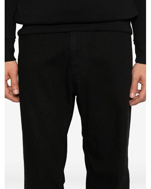 Aries Black Batten Straight Jeans for men