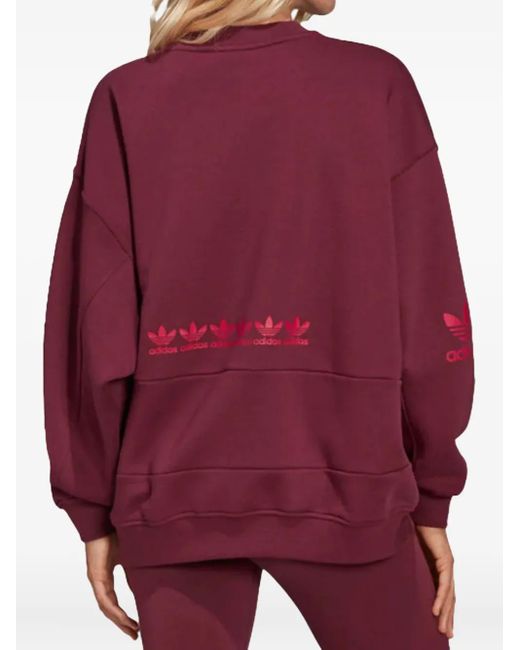 Adidas Red Stadium Logo Play Sweatshirt