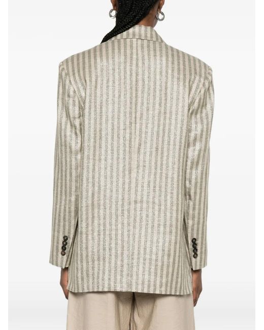 Brunello Cucinelli White Suit-Type Jacket