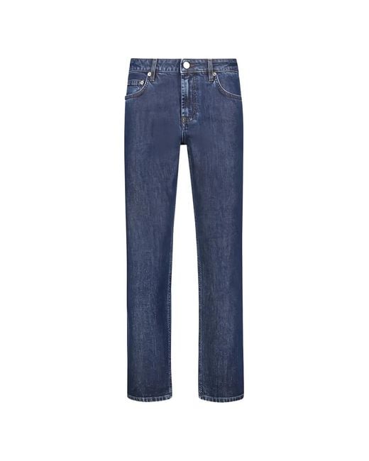 Vaqueros Rectos Re-hash de color Blue
