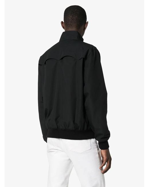 Fred Perry Black Harrington Bomber Jacket for men