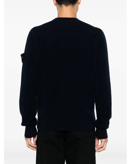 Stone Island Pullover Mit Logo-Patch in Black für Herren