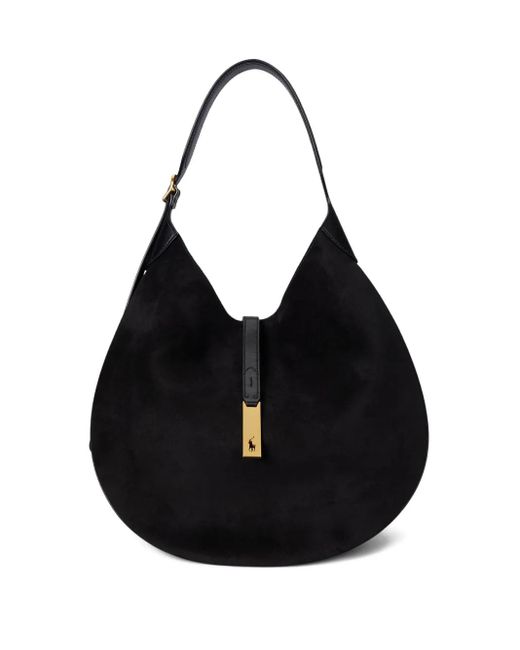 Borsa A Spalla Morbida di Polo Ralph Lauren in Black