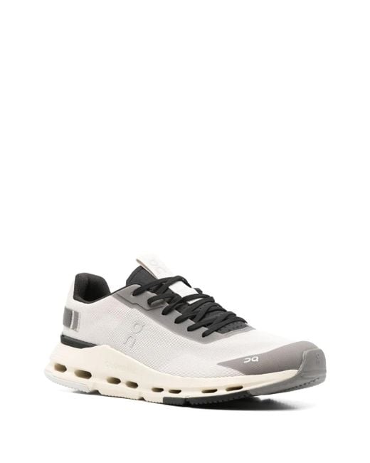 On Shoes White Cloudnova Sneakers for men