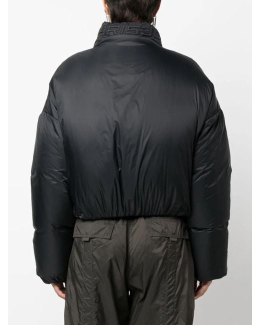 Khrisjoy Black Zipped Cropped Jacket