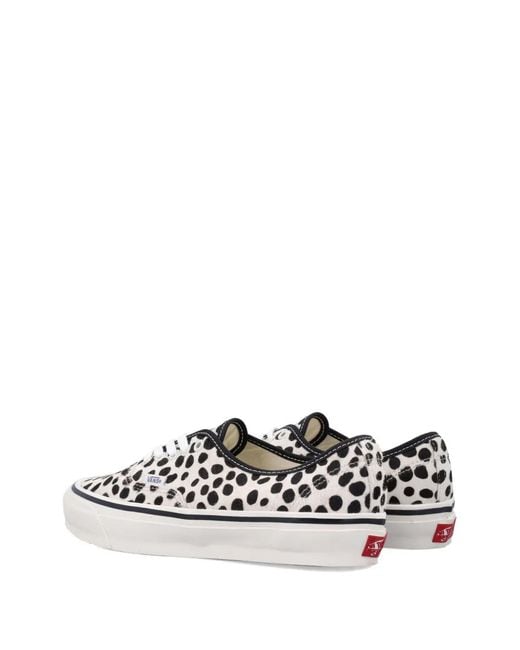 Vans White Lx Authentic 44 Polka-Dot Sneakers