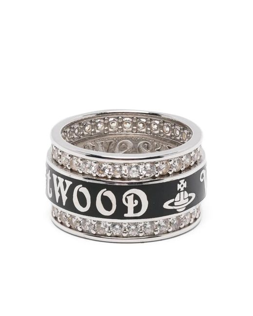 Vivienne Westwood Ring Met Orb-Detail in het Gray