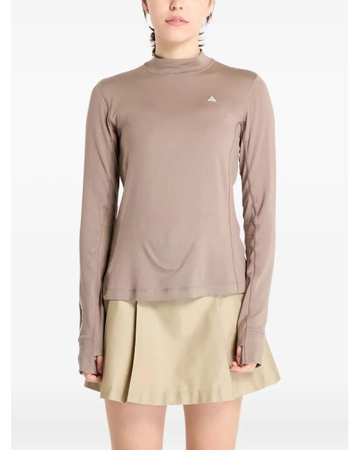 Top Acg Goat Rocks A Maniche Lunghe di Nike in Natural