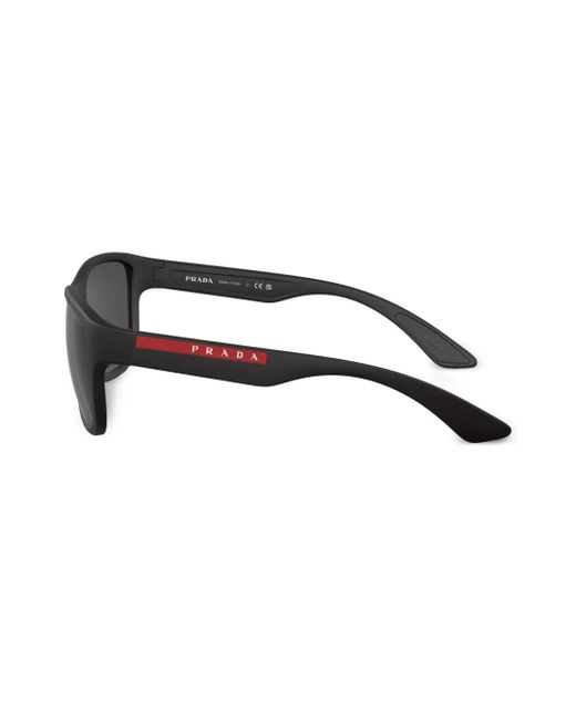 Prada Black Linea Rossa Sunglasses for men