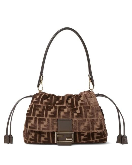 Borsa A Spalla Mamma Media di Fendi in Brown