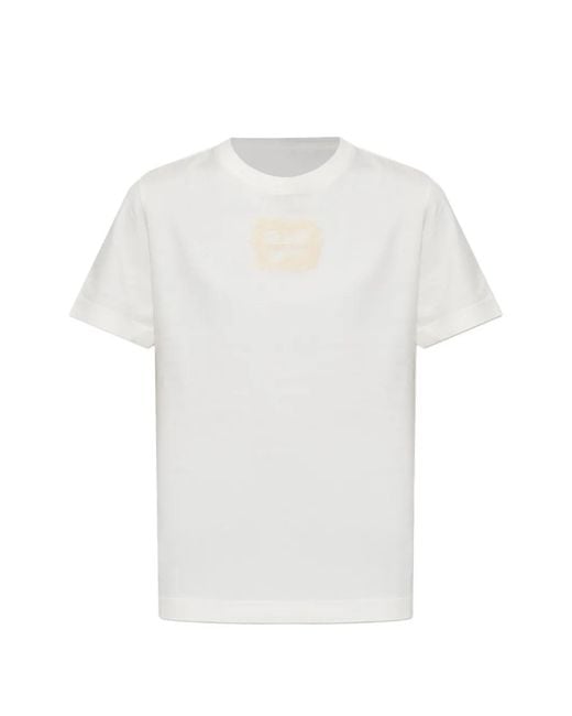 McQueen White Logo-Patch T-Shirt