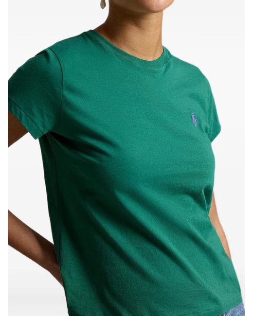 Polo Ralph Lauren Green Pony-Motif T-Shirt