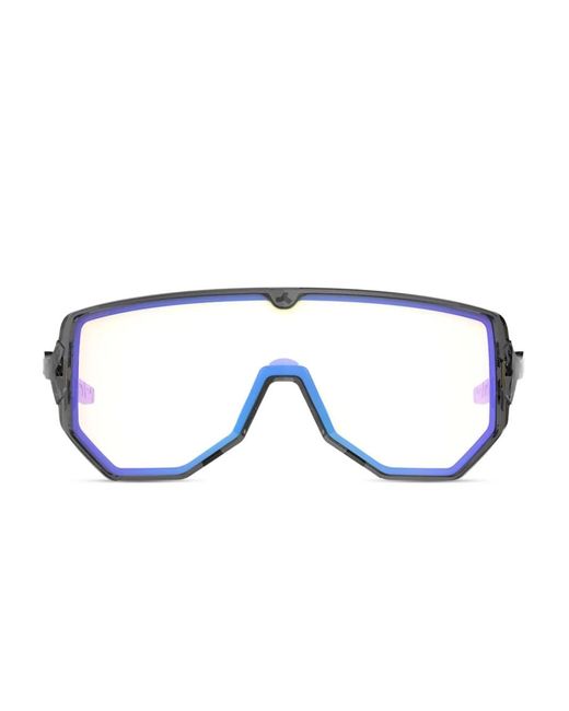 Tripoint Black Geometric-Frame Sunglasses
