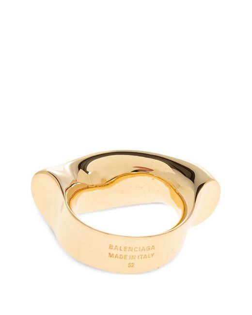 Balenciaga Metallic Eisa Chunky Ring