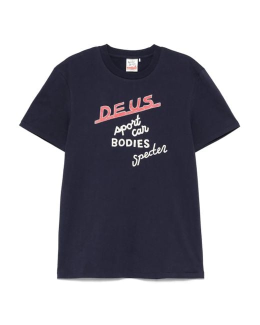 Deus Ex Machina Blue X Specter Design Workshop T-Shirt for men