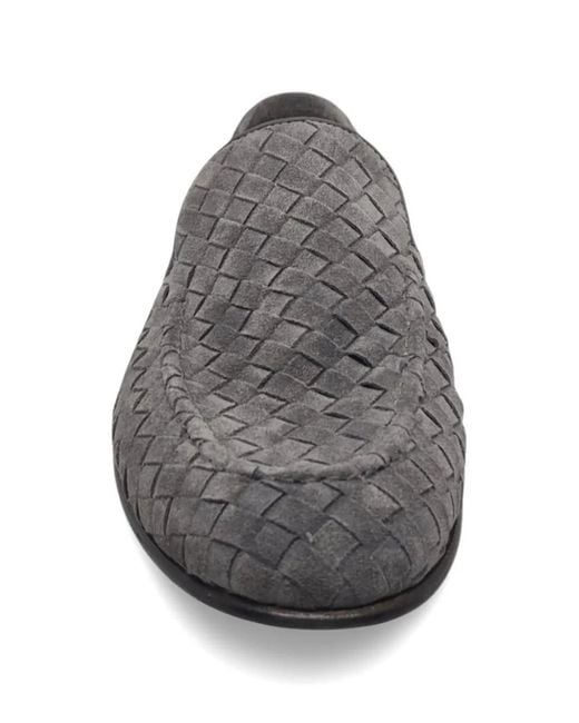 Neil Barrett White Woven Suede Loafers for men