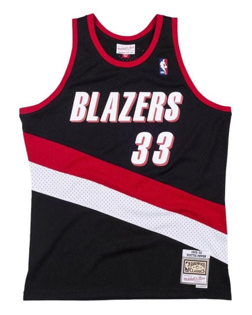 Mitchell & Ness Red X Nba Trail Blazers 99 Scottie Pippen Swingman Tank Top for men