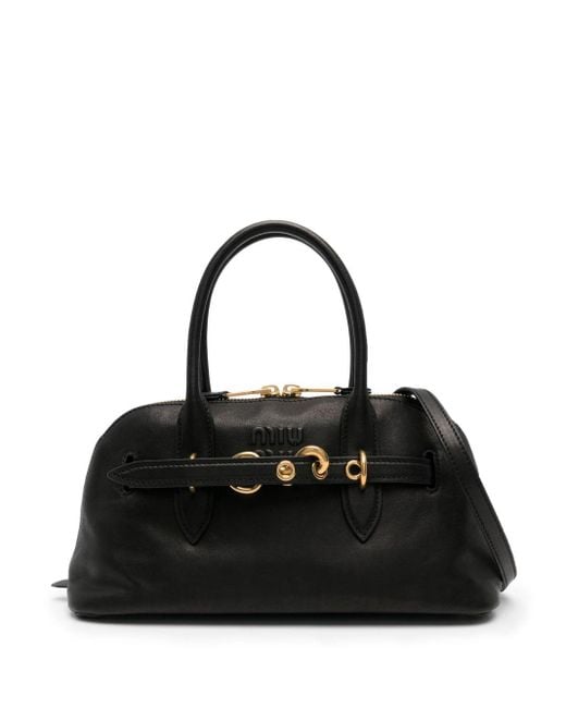 Miu Miu Black Aventure Tote Bag