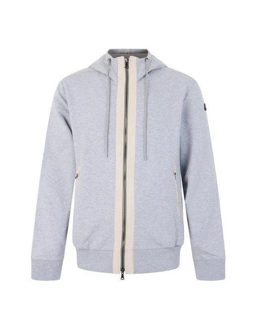 Paul & Shark Blue Zip-Up Hoodie for men