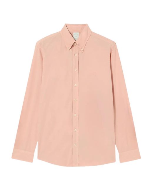 Camisa de algodón Brooks Brothers de hombre de color Pink