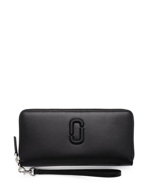 Marc Jacobs Black Continental Leather Wallet