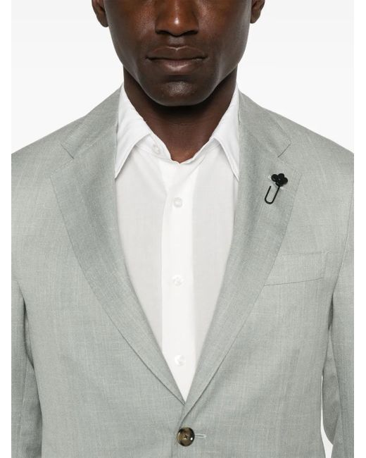 メンズ Lardini シングルスーツ Gray