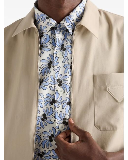 Prada Natural Cotton Shirt for men