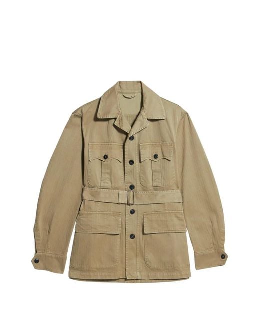 Fortela Natural Belted Jacket for men