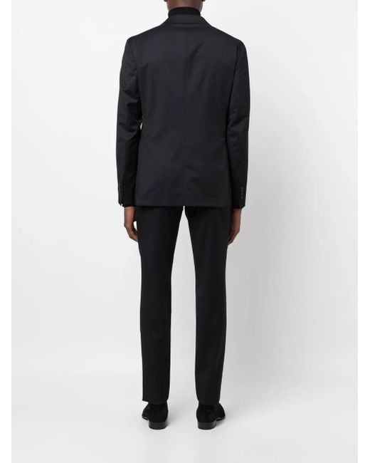 Tagliatore Blue Single-Breasted Tailored Suit for men