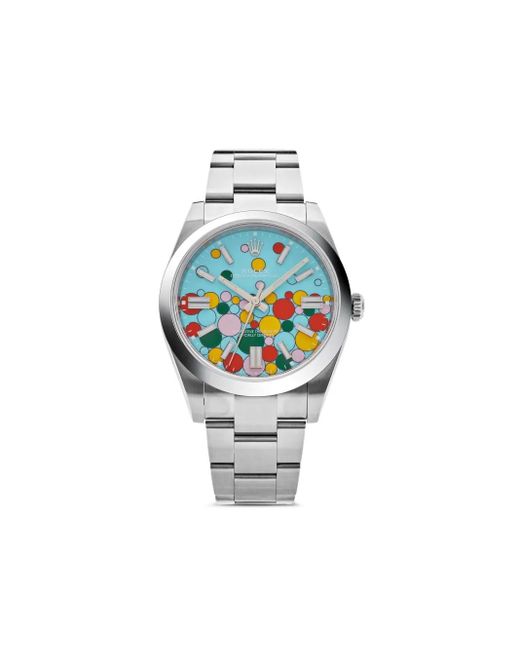 Rolex Blue 2025 Unworn Oyster Perpetual Celebration Motif 41Mm