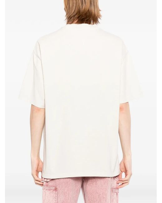 Melt White Graphic T-Shirt for men