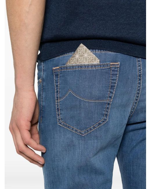 Jacob Cohen Blue Slim Fit Denim Jeans for men