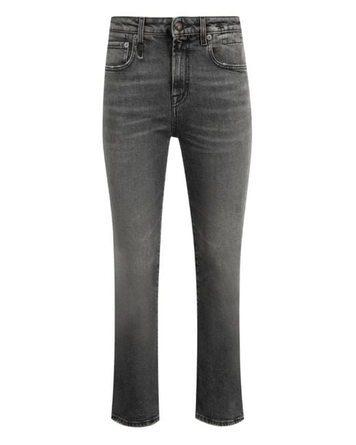 R13 Gray Kick-fit Jeans