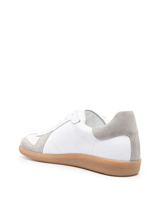 Scarosso White Hans Leather Sneakers for men