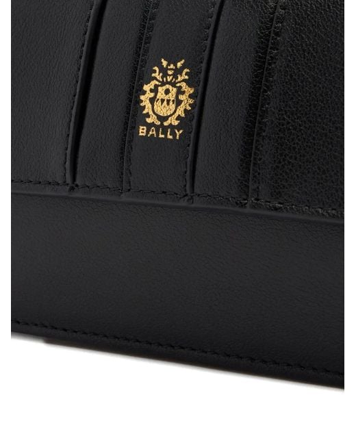 Bally White Mini Sac Beckett À Rabat En Cuir À Blason