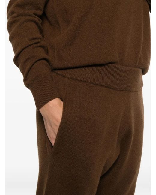 Entire studios Brown Ribbed Track Pants
