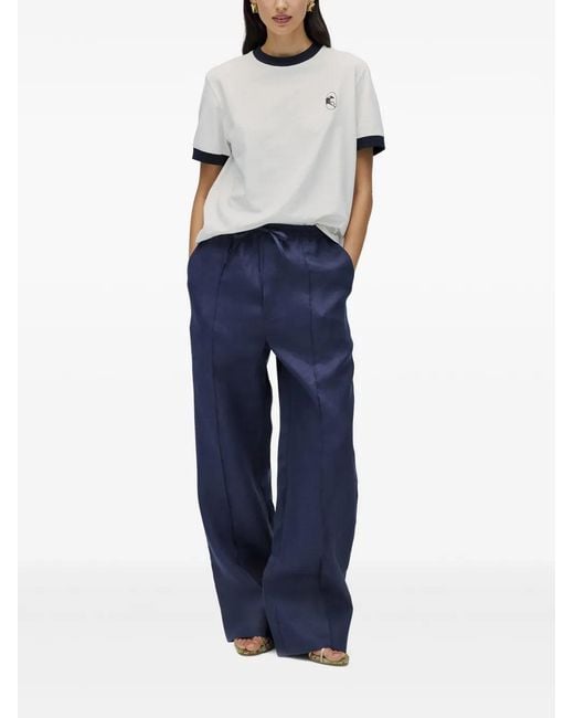 Sleeper Blue Drawstring Trousers