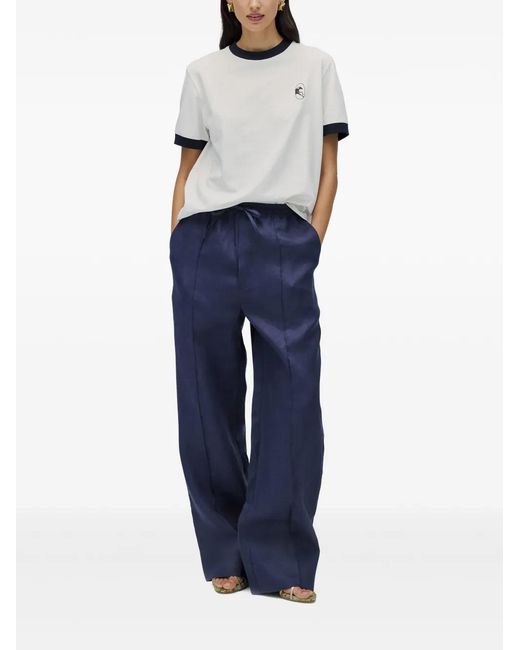 Sleeper Blue Drawstring Trousers