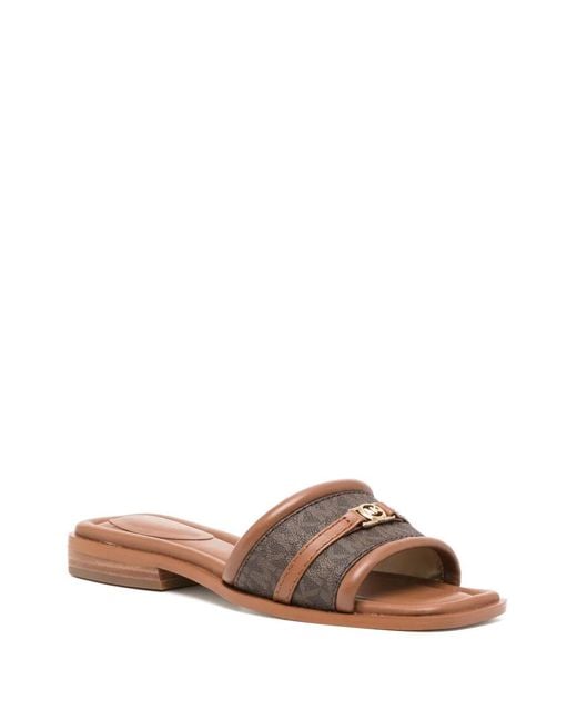 Michael Kors Brown Mandy Sandals