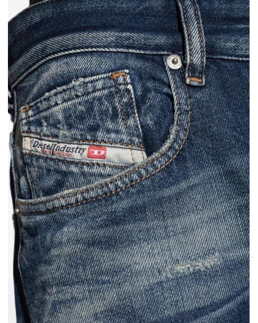 DIESEL Blue 1996 D-Sire Distressed Jeans