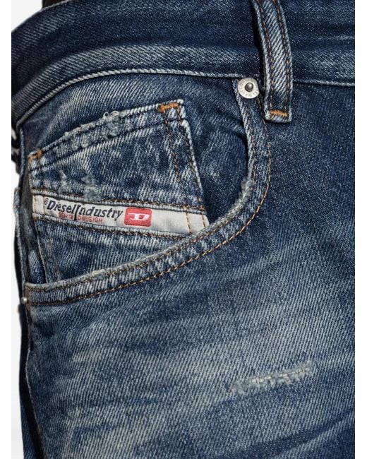 DIESEL Blue 1996 D-Sire Distressed Jeans
