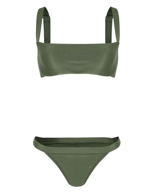 Bikini Con Spalline Incrociate di Osklen in Green