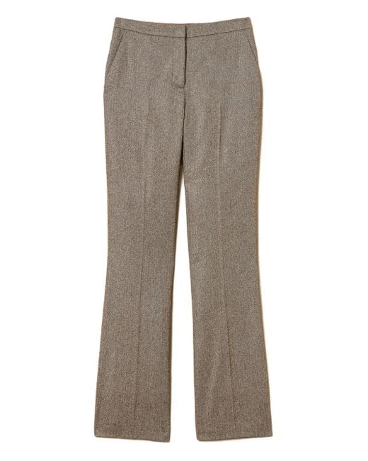 Twinset フレアパンツ Gray