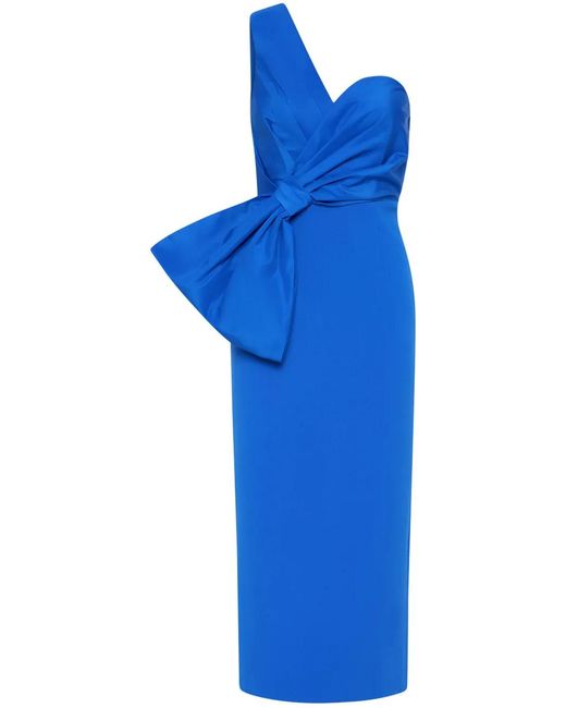 Rebecca Vallance Blue Antonella Midi Dress