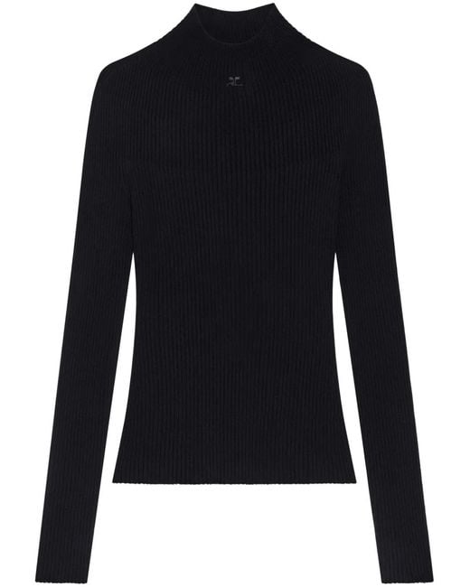 Courreges Black Solar Jumper