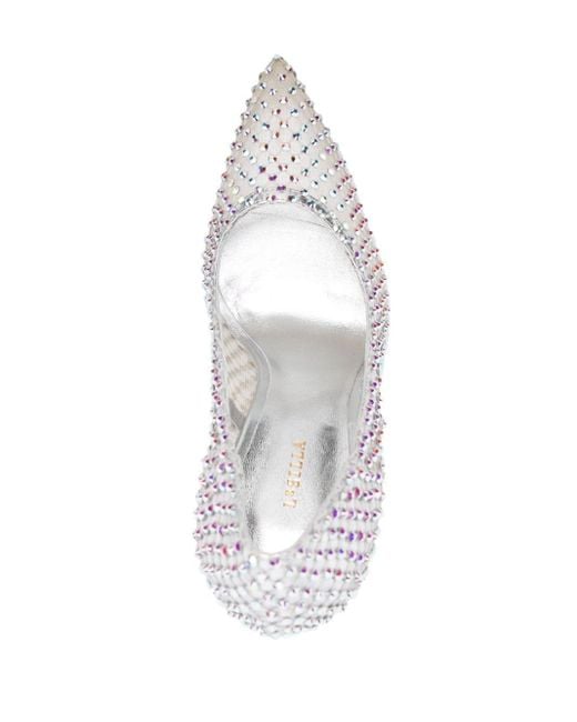 Zapatos Gilda con tacón de 120 mm Le Silla de color White