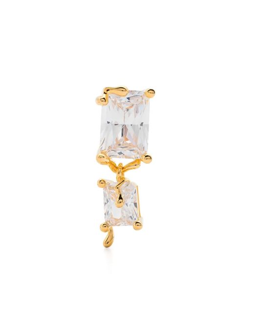 Maria Black White Roppongi Drop Earring