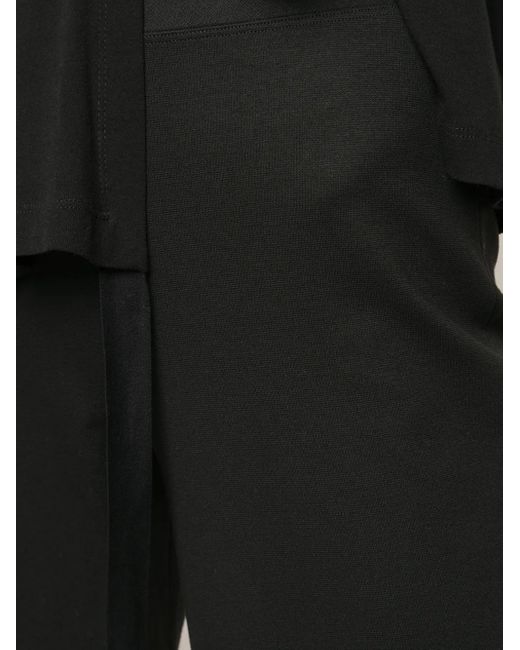 Rosetta Getty Pull-On Cropped Rechte Broek in het Black