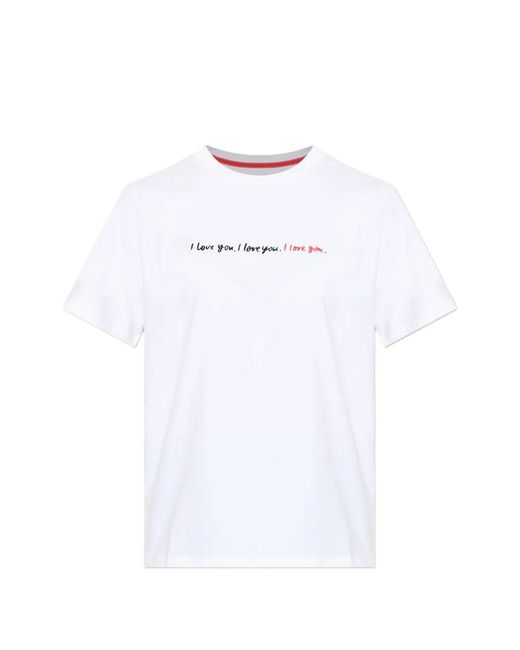 Kate Spade White Short-Sleeves Printed T-Shirt